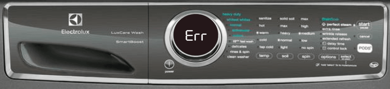 Electrolux Washer E41 Error Code (Frigidaire)