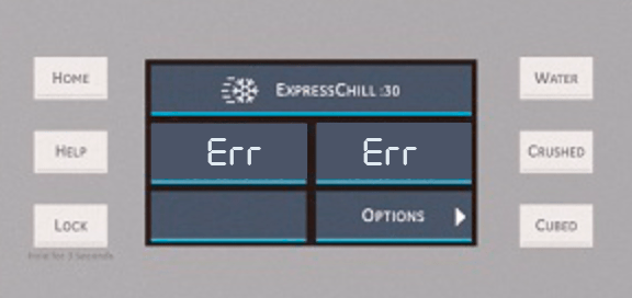 GE Refrigerator F8 error code